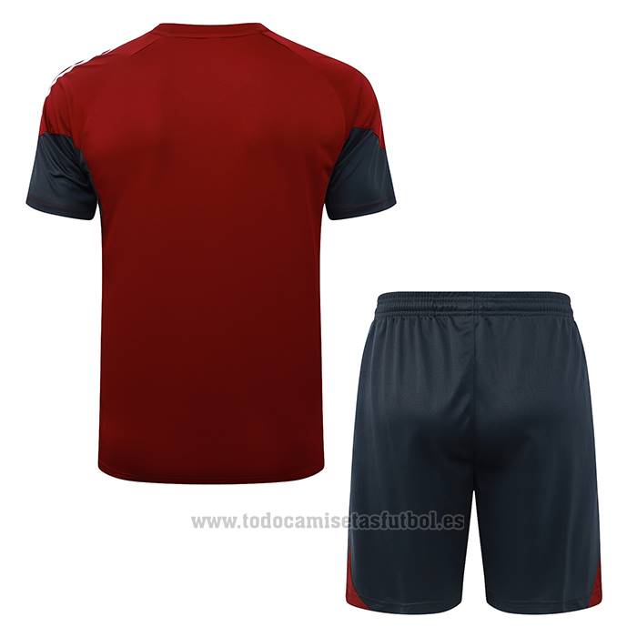Chandal del Arsenal Manga Corta 2025-2026 Rojo - Pantalon Corto